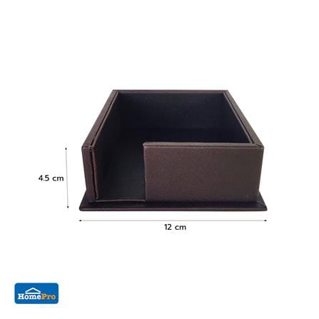 ที่ใส่กระดาษโน๊ต STACKO 12X12X4.5 ซม. สีน้ำตาล_1