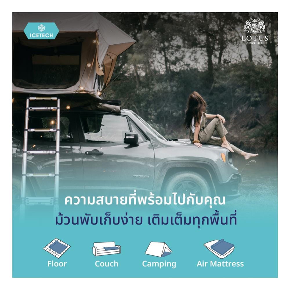 แผ่นรองนอน 3.5 ฟุต LOTUS REGIS II