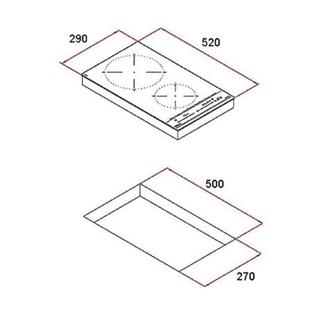 เตาฝังอินดักชั่น TEKA IBS 32920 Q BK (VI2) 30 ซม._4