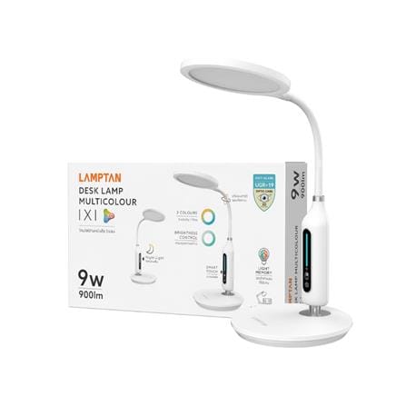 ไฟอ่านหนังสือ LED LAMPTAN IXI 9 วัตต์ DAYLIGHT/COOL WHITE/WARM WHITE สีขาว_5
