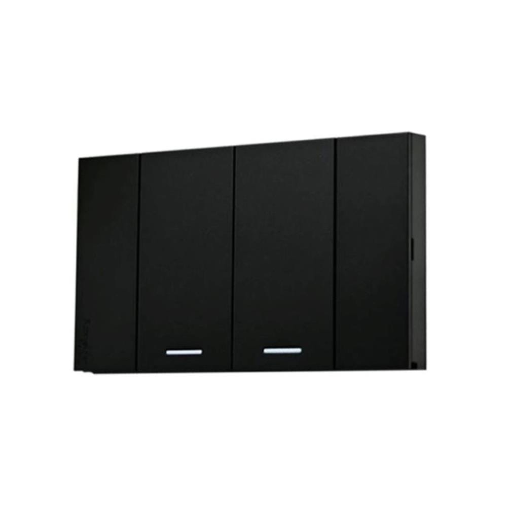 ชุดสวิตช์ 2 ทาง 2 ช่องกลาง SCHNEIDER A7032 2 BK สีดำ