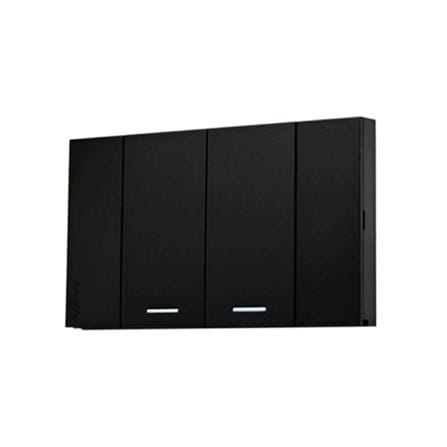 ชุดสวิตช์ 2 ทาง 2 ช่องกลาง SCHNEIDER A7032 2 BK สีดำ_1
