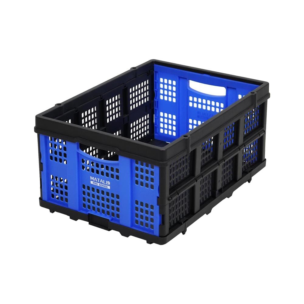 ตะกร้ารถเข็นอเนกประสงค์พับได้ MATALL PRO BA-002 สีน้ำเงิน-ดำ