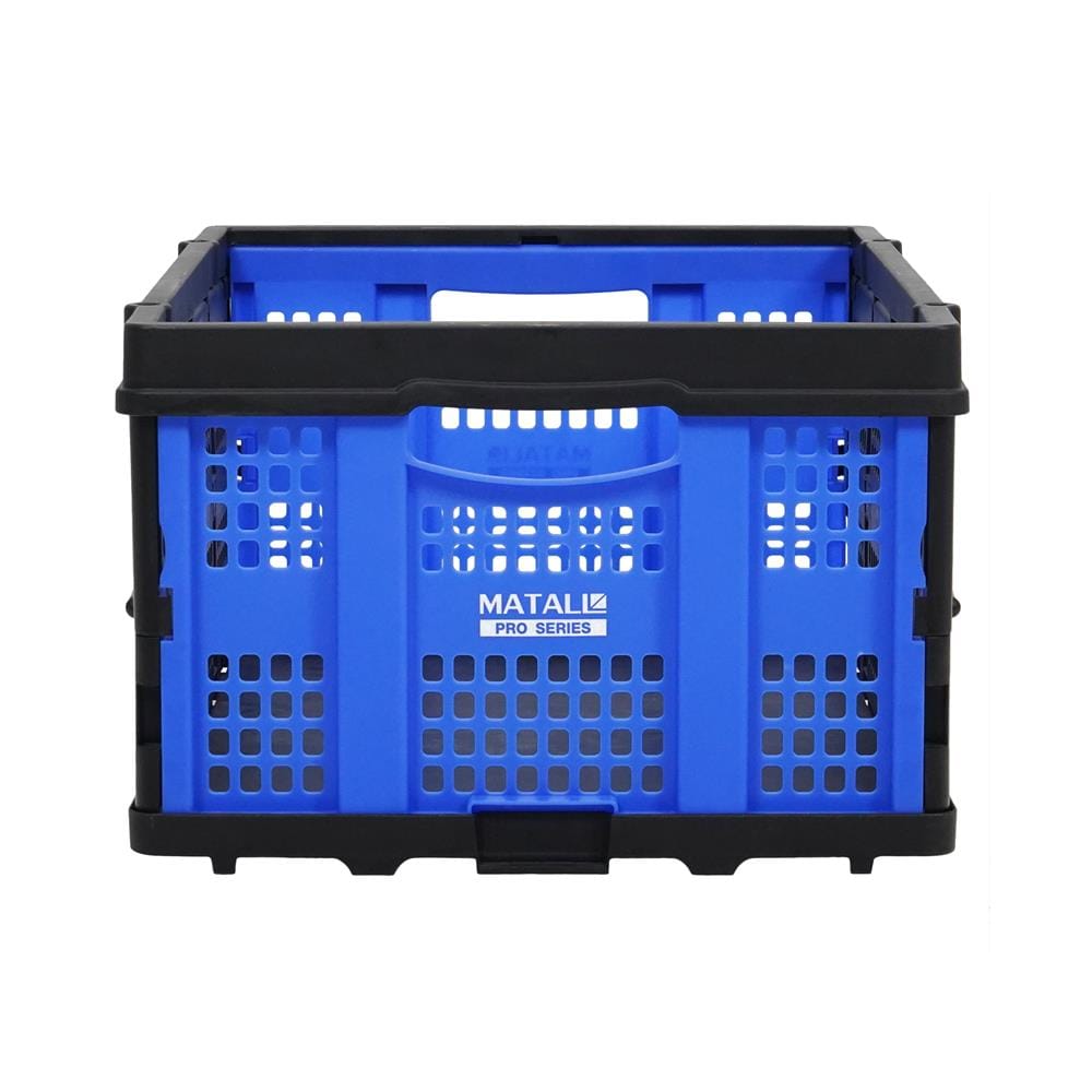 ตะกร้ารถเข็นอเนกประสงค์พับได้ MATALL PRO BA-002 สีน้ำเงิน-ดำ