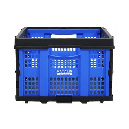 ตะกร้ารถเข็นอเนกประสงค์พับได้ MATALL PRO BA-002 สีน้ำเงิน-ดำ_1