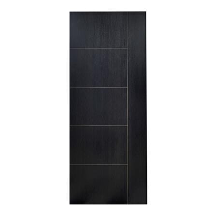 ประตูห้องน้ำ UPVC ไม่เจาะลูกบิด MT IUP-002 70x200 ซม. สี BLACK ASH_0