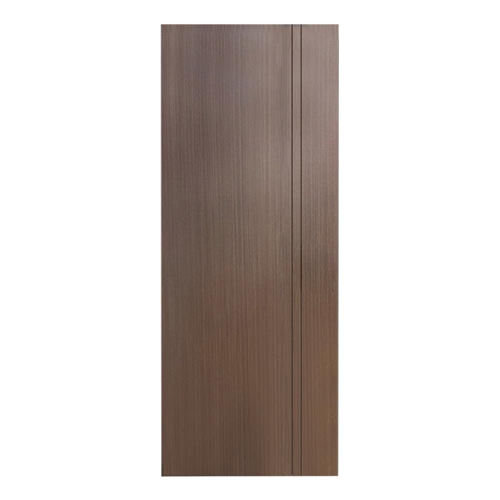 ประตูห้องน้ำ UPVC ไม่เจาะลูกบิด MT IUP-006 70x200 ซม. สี BURMA