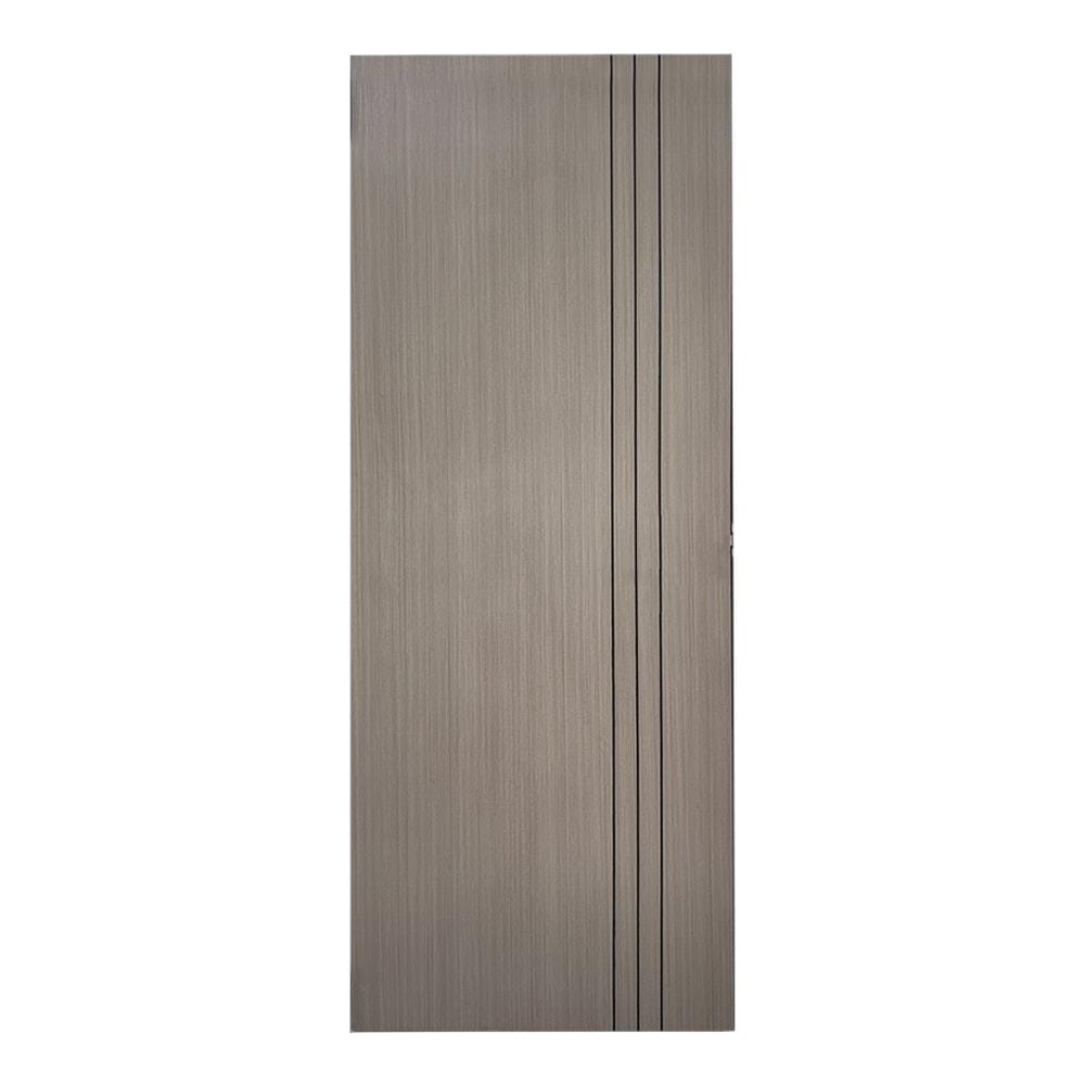 ประตูห้องน้ำ UPVC ไม่เจาะลูกบิด MT IUP-004 70x200 ซม. สี BROWN OAK