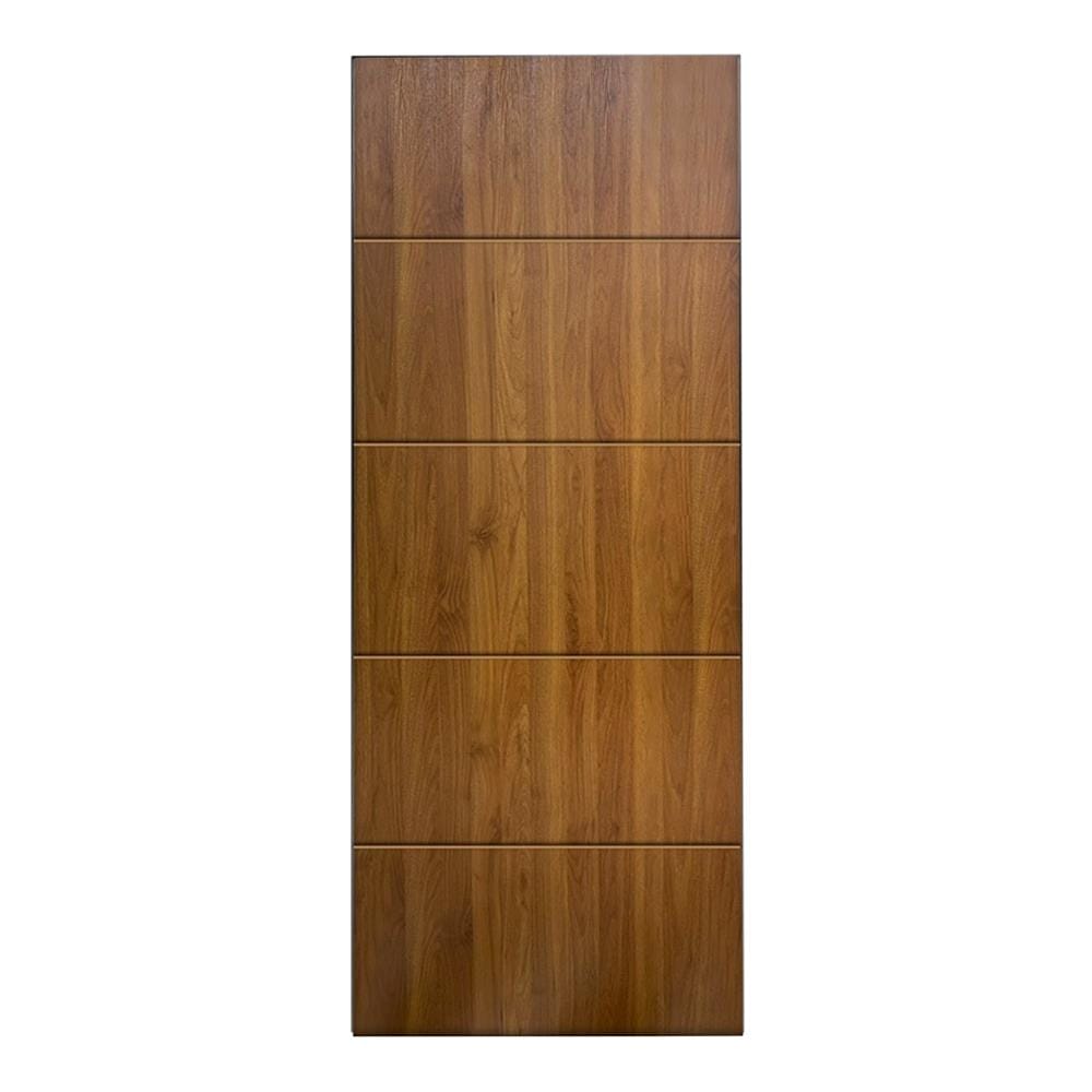 ประตูภายใน UPVC ไม่เจาะลูกบิด MT IUP-005 80x200 ซม. สี TEAK