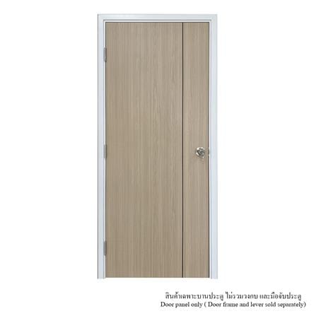 ประตูห้องน้ำ UPVC ไม่เจาะลูกบิด MT IUP-003 70x200 ซม. สีบีช_2
