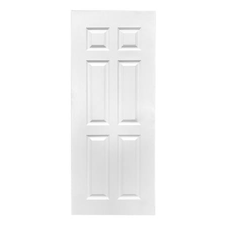 ประตูภายใน UPVC ไม่เจาะลูกบิด MT CL-002 80x200 ซม. สีขาวลายไม้_0