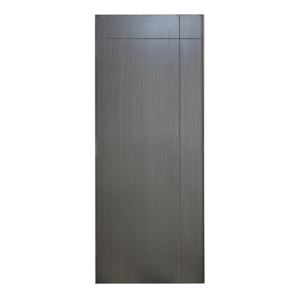 ประตูภายใน UPVC ไม่เจาะลูกบิด MT IUP-005D 80x200 ซม. สี DARK OAK
