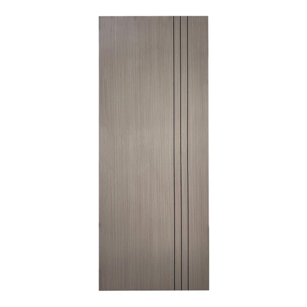 ประตูภายใน UPVC ไม่เจาะลูกบิด MT IUP-004 80x200 ซม. สี BROWN OAK