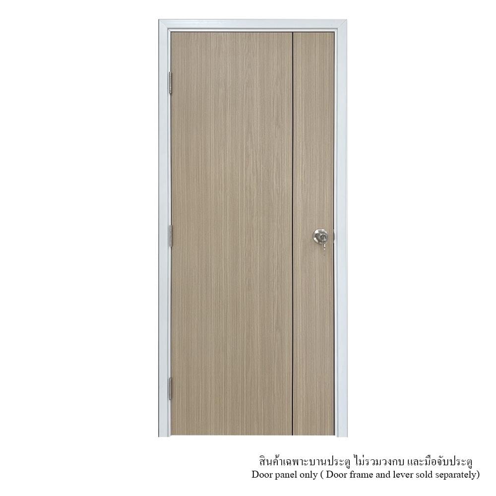 ประตูภายใน UPVC ไม่เจาะลูกบิด MT IUP-003 80x200 ซม. สีบีช