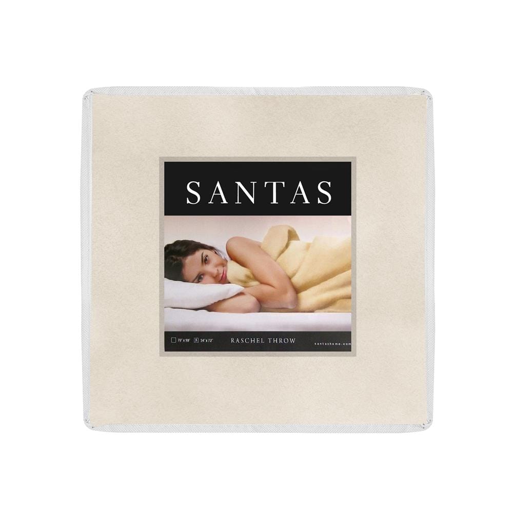 ผ้าห่ม SANTAS RASCHEL THROW 54X72 นิ้ว สี IVORY