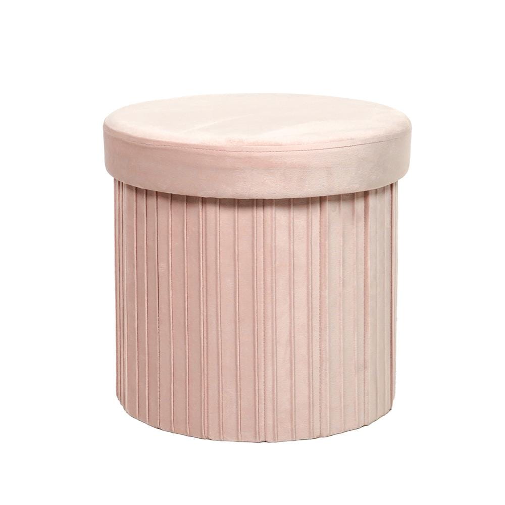 สตูล FURDINI PLEAT สีชมพู