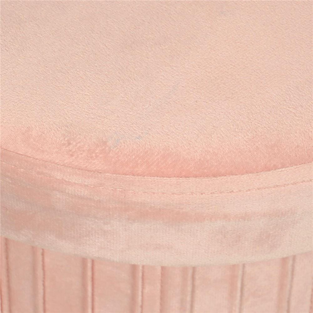 สตูล FURDINI PLEAT สีชมพู