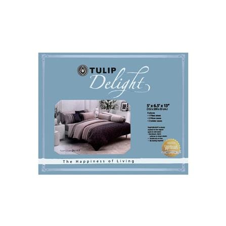 ชุดผ้าปูที่นอน 5 ฟุต 5 ชิ้น TULIP DELIGHT 60013-DL117_3