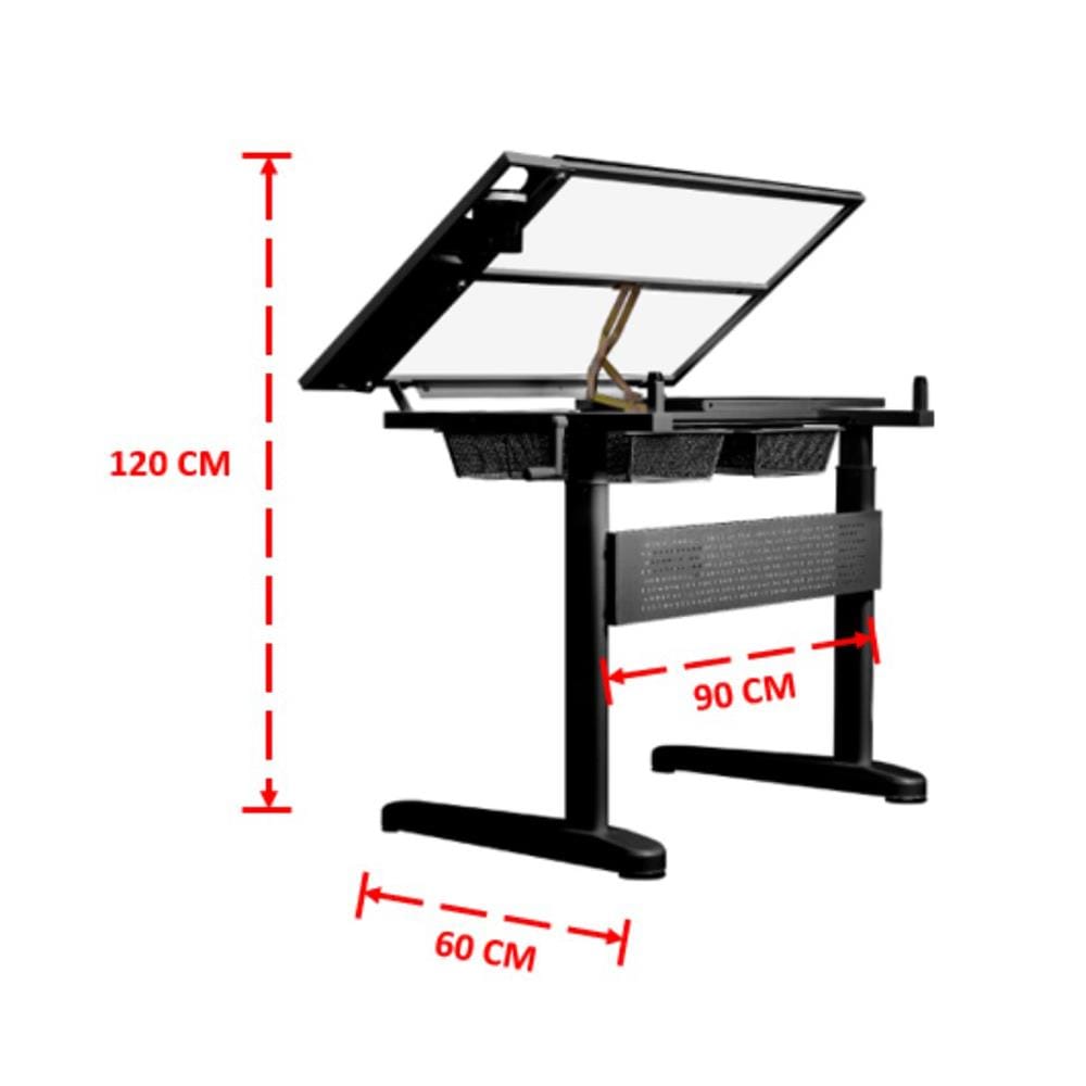 โต๊ะทำงาน DESKSPACE N DESK1 BLACK 90 ซม. สีดำ
