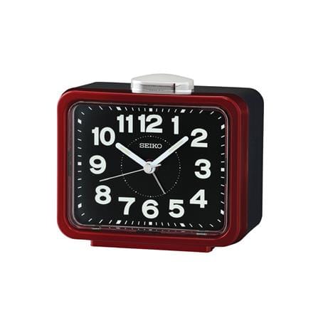 นาฬิกาปลุก SEIKO CLOCKS QHK062R 3.3X4.2 นิ้ว สีแดง_0