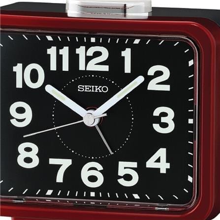 นาฬิกาปลุก SEIKO CLOCKS QHK062R 3.3X4.2 นิ้ว สีแดง_1