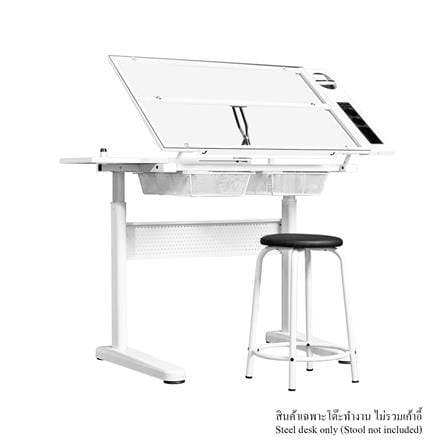 โต๊ะทำงาน DESKSPACE N DESK1 WHITE 90 ซม. สีขาว_4
