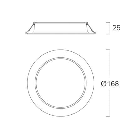 ดาวน์ไลท์ LED LUMAX BLACKLIT 5.7 นิ้ว 15 วัตต์ WARM WHITE สีขาว_5