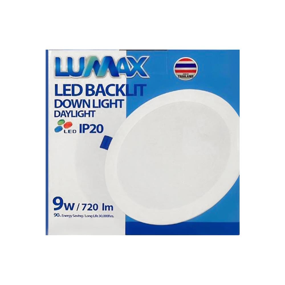 ดาวน์ไลท์ LED LUMAX BLACKLIT 3.7 นิ้ว 9 วัตต์ DAYLIGHT สีขาว