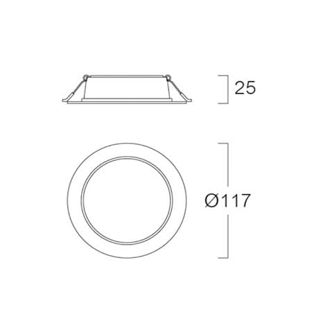 ดาวน์ไลท์ LED LUMAX BLACKLIT 3.7 นิ้ว 9 วัตต์ DAYLIGHT สีขาว_5