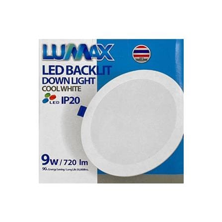 ดาวน์ไลท์ LED LUMAX BLACKLIT 3.7 นิ้ว 9 วัตต์ COOL WHITE สีขาว_3