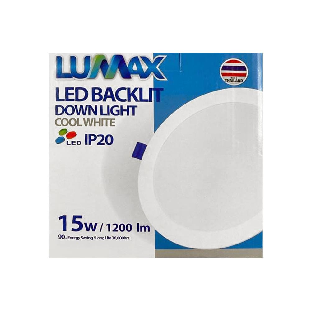ดาวน์ไลท์ LED LUMAX BLACKLIT 5.7 นิ้ว 15 วัตต์ COOL WHITE สีขาว
