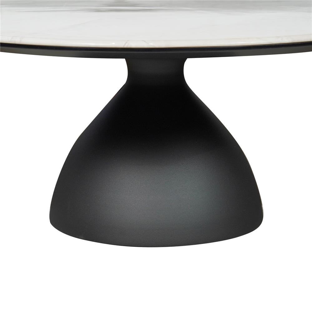 โต๊ะกลาง BENETTA ATHENS 80.5 สีขาว/ดำ