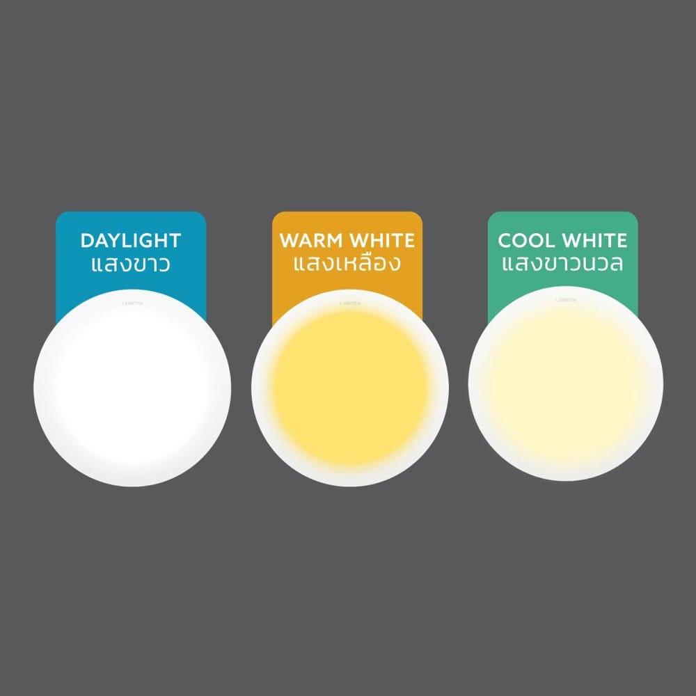 ดาวน์ไลท์ LED LAMPTAN ULTRA SLIM PC 6 นิ้ว 12 วัตต์ COOL WHITE สีขาว