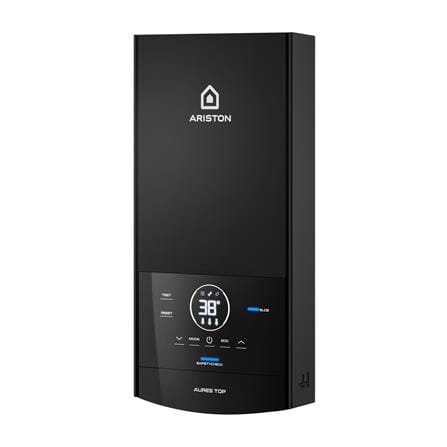 เครื่องทำน้ำอุ่น ARISTON AURES TOP 4500 วัตต์ สีดำ_1