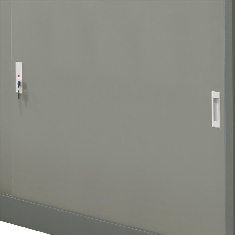 ตู้เหล็กบานเลื่อนทึบ WORKSCAPE ZDO-315 สีเทา