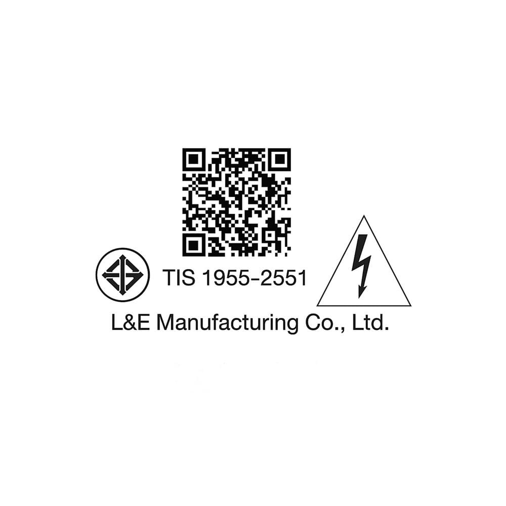 ไฟช่อ LED L&E 01-A0261 8 วัตต์ COOL WHITE สีดำ/ขาว 1 หัว
