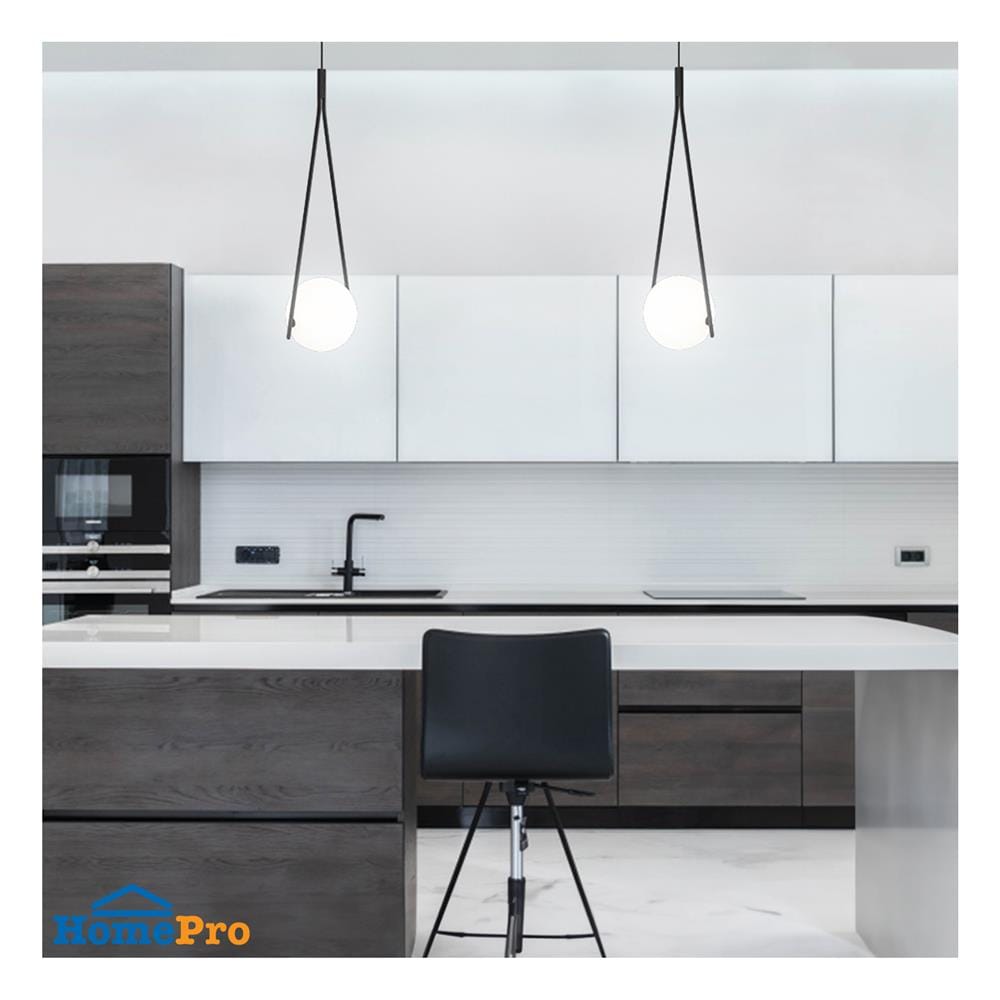 ไฟช่อ LED L&E 01-A0261 8 วัตต์ COOL WHITE สีดำ/ขาว 1 หัว