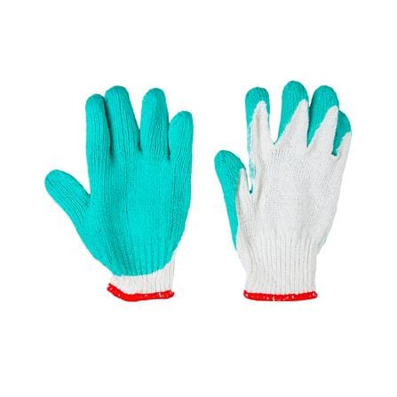 ถุงมือเคลือบยางพารา DEXZON สีเขียว (แพ็ก 1 โหล)_0