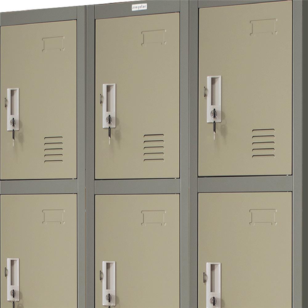 ตู้ล็อกเกอร์ 12 ประตู WORKSCAPE ZLK-6112LOCKER สีเทา