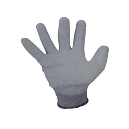 ถุงมือไนลอนเคลือบ PU DEXZON SIZE L สีขาว/เทา (แพ็ก 1 โหล)_1