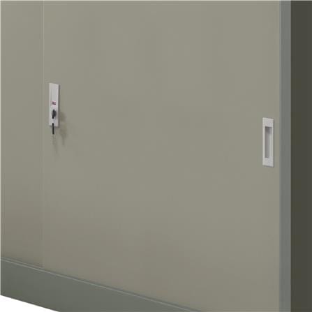 ตู้เหล็กบานเลื่อนทึบ WORKSCAPE ZDO-314 สีเทา_1