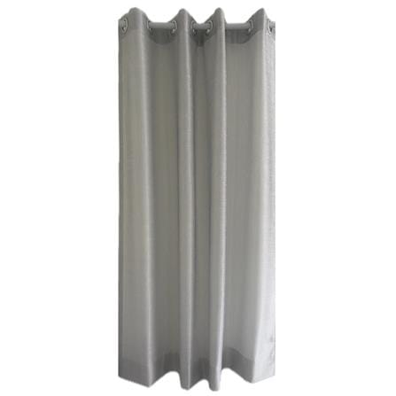 ผ้าม่านโปร่ง EYELET HOME LIVING STYLE SECRETA 140X220 ซม. สีขาว/ดำ_0