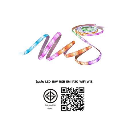 ไฟเส้น LED WIZ RGBIC MULTI-COLOR GRADIENT TYPE-C 18 วัตต์ 5 เมตร RGB_8