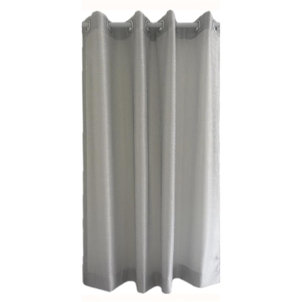ผ้าม่านโปร่ง EYELE HOME LIVING STYLE SECRETA 140X160 ซม. สีขาว/ดำ