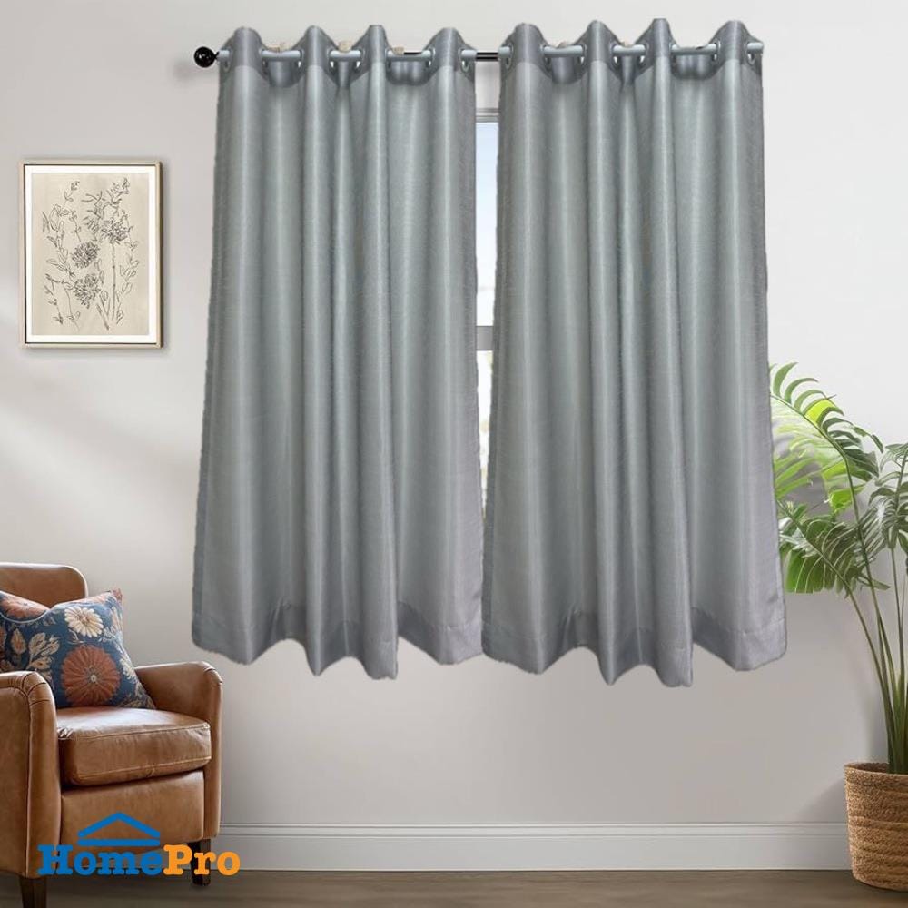 ผ้าม่านโปร่ง EYELE HOME LIVING STYLE SECRETA 140X160 ซม. สีขาว/ดำ