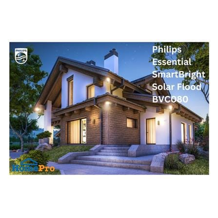 ไฟสปอตไลท์ SOLAR PHILIPS BVC080 MN 60 วัตต์ WARM WHITE สีเทา/ดำ_4