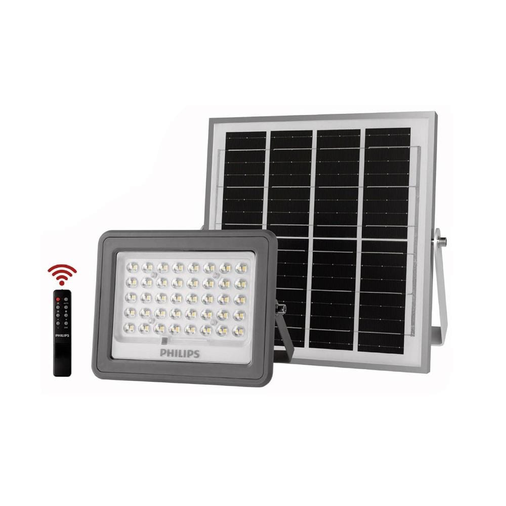 สปอตไลท์ SOLAR PHILIPS BVC080 MN 90 วัตต์ DAYLIGHT สีเทา/ดำ