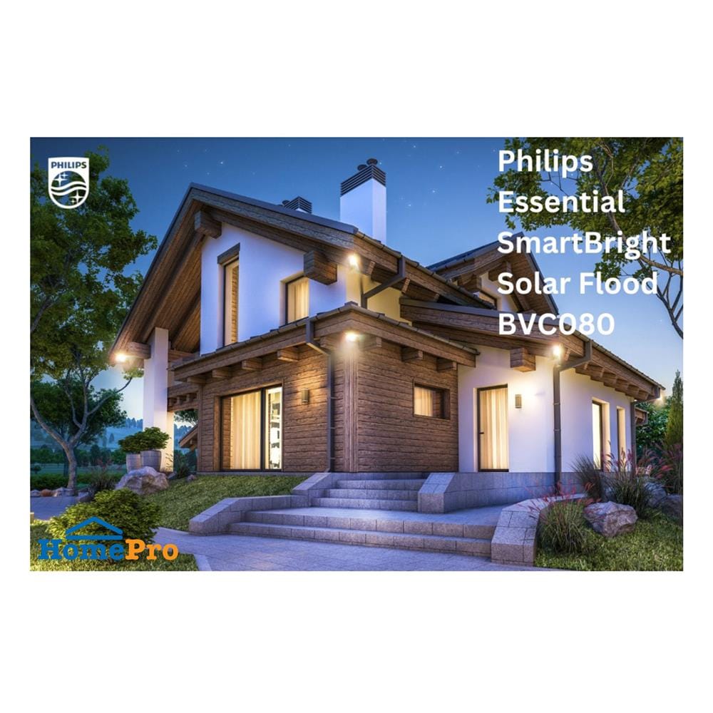 สปอตไลท์ SOLAR PHILIPS BVC080 MN 90 วัตต์ DAYLIGHT สีเทา/ดำ