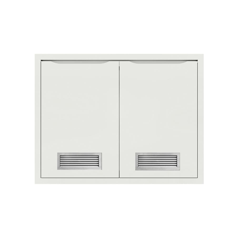บานซิงค์คู่เกล็ดผสม MJ ECO 86x66 ซม. สี OFF WHITE