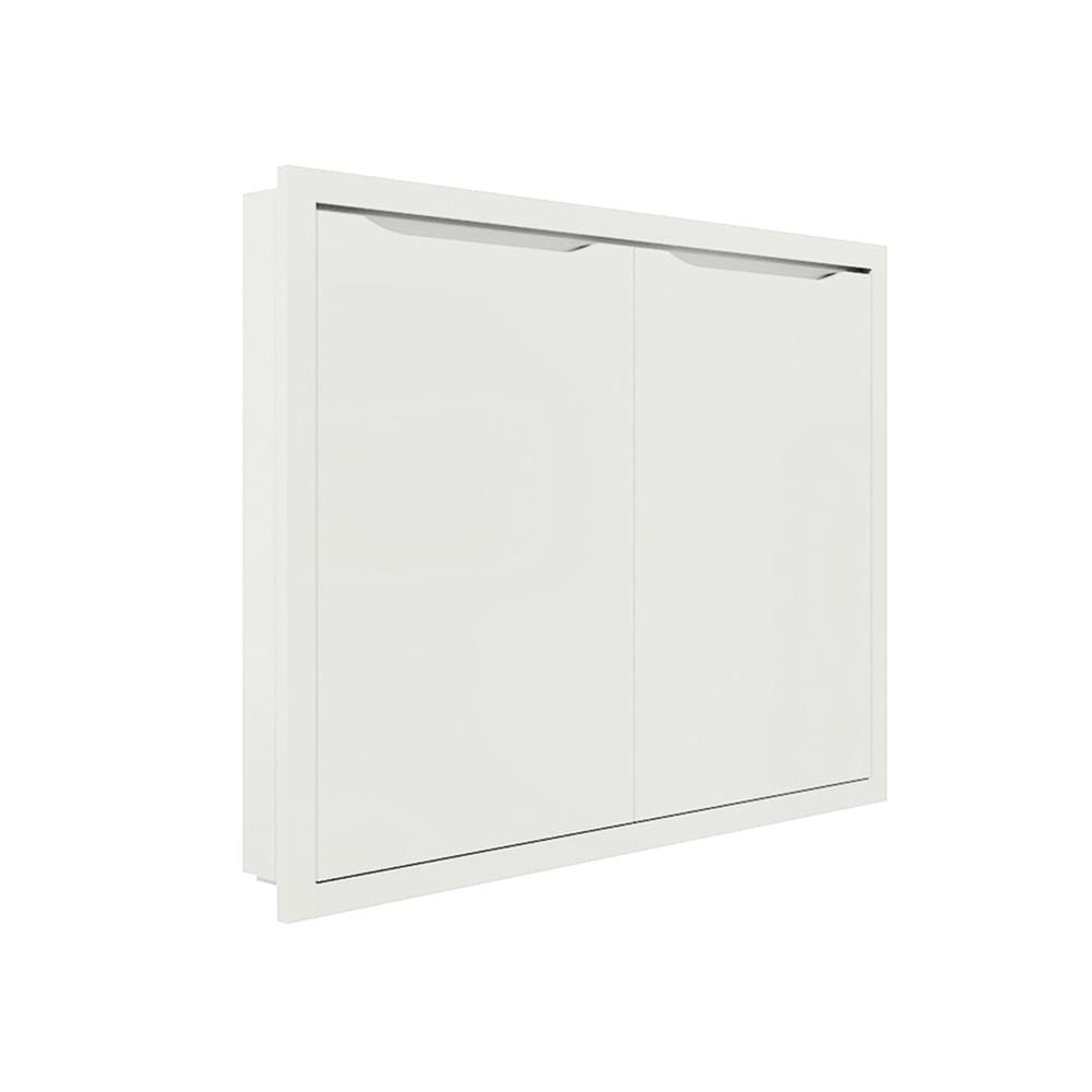 บานซิงค์คู่ MJ ECO 86x66 ซม. สี OFF WHITE